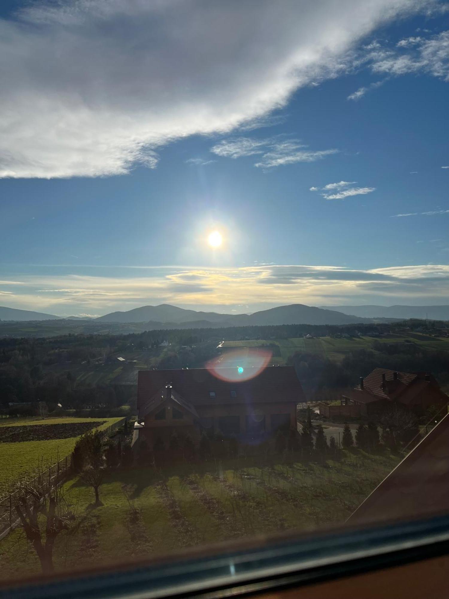 Fantastic View Vineyard Beskid Mountains Gruszow  Екстер'єр фото